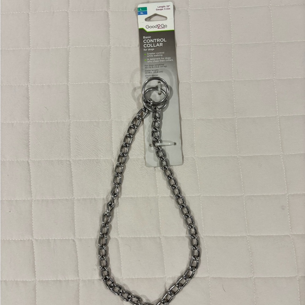 NWT Good2Go Basic Control Collar for Dogs L/XL 22” 3mm Gauge
